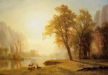 キングス リバー キャニオン カリフォルニア アルバート ビアシュタットの風景 Oil Paintings